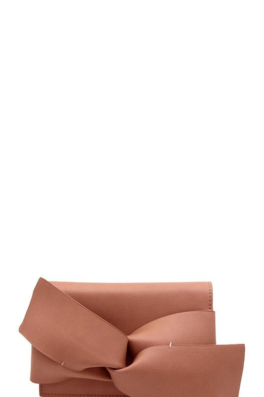 Large bow accent clutch